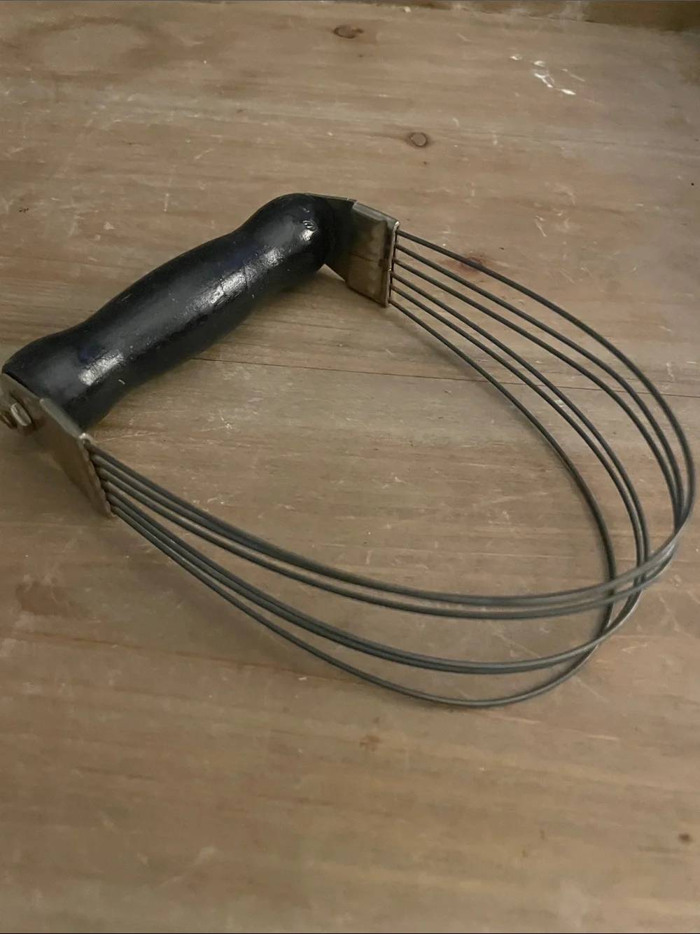 Vintage Androck Black Handle Dough And-rock Blender / Pastry Cutter - Black